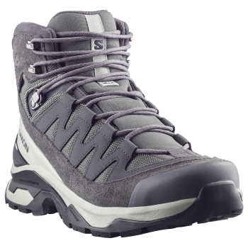 SALOMON Quest Echo Gore-tex - Ανδρικά Δερμάτινα μποτάκια πεζοπορίας - Asphalt/Wrought Iron/Aspargus Green