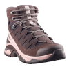 SALOMON Quest Echo Gore-tex - Γυναικεία Δερμάτινα μποτάκια πεζοπορίας - Black Coffee/Shadow Gray/Black