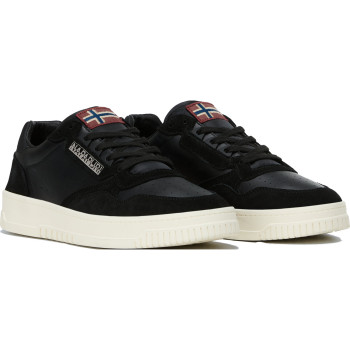 Napapijri Crux Leather Sneakers - Ανδρικά υποδήματα - Black