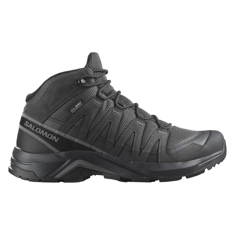 SALOMON X-Adventure Recon Mid Gore-tex - Ανδρικά Δερμάτινα μποτάκια πεζοπορίας - Asphalt/Phantom/Castlerock