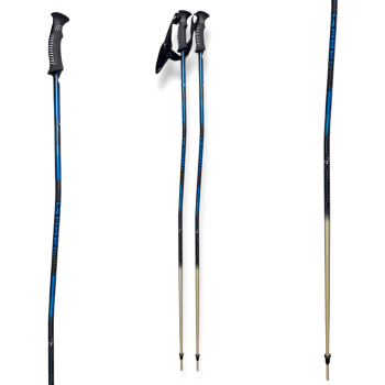 Gabel Freeze - Bent Racing Ski Poles - Blue