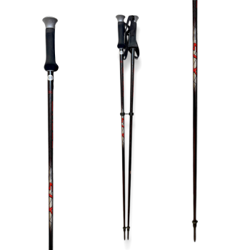 Gabel SLX Oval - Ski Poles - Black/Red