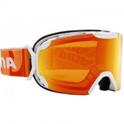 ALPINA PHEOS Multi Mirror - White/Orange ΜΑΣΚΑ