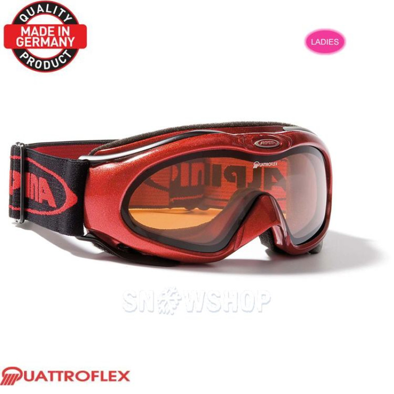 ALPINA BONFIRE Women's Goggles - Chili