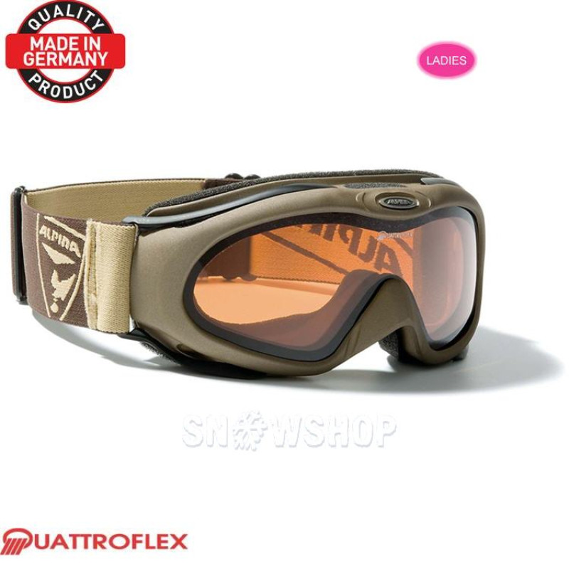 ALPINA BONFIRE Women's Goggles - Cream
