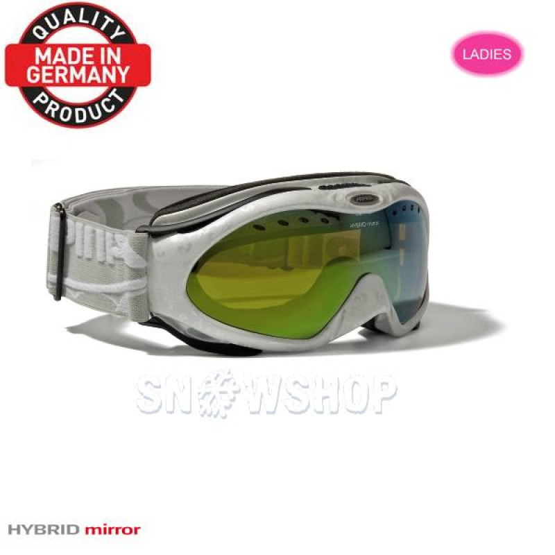 ALPINA BONFIRE HM Women's Goggles - White Ornaments