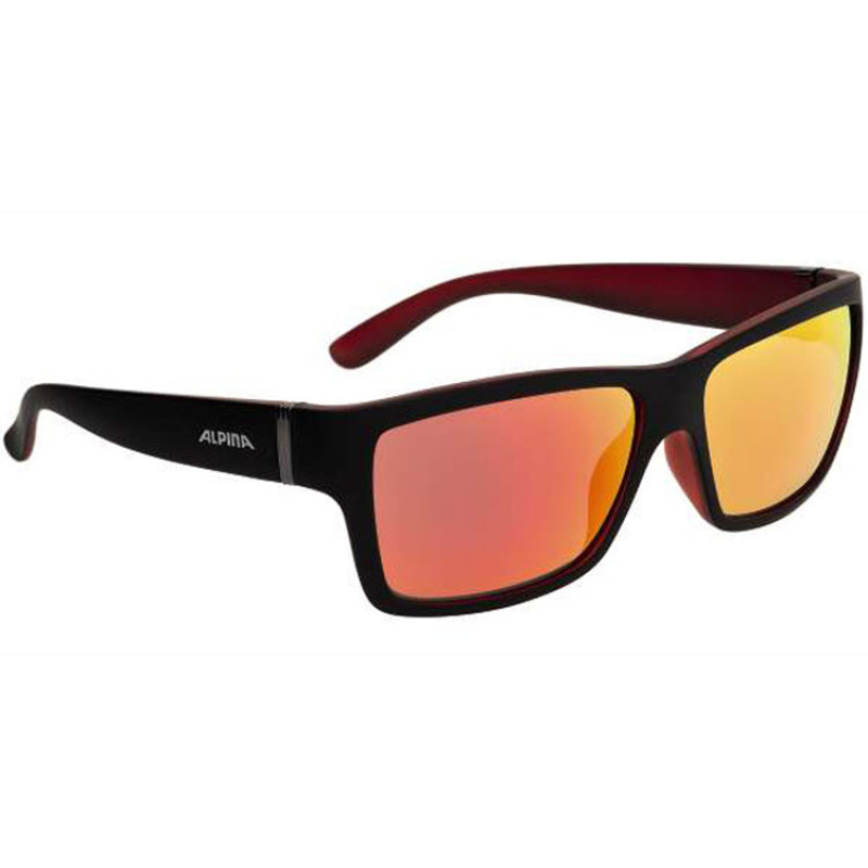 ALPINA KACEY Ceramic glasses Black matt/Red