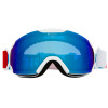 ALPINA PHEOS Multi Mirror Goggles - White/Blue
