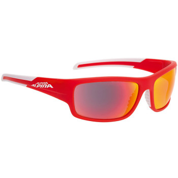 ALPINA TESTIDO Ceramic glasses Red matt/White