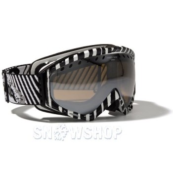 ALPINA TURBO HM SPHERIC Ski Goggles - White/Black