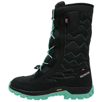 DACHSTEIN SCHNEEGESTOBER black/spearmint WOMEN'S BOOTS