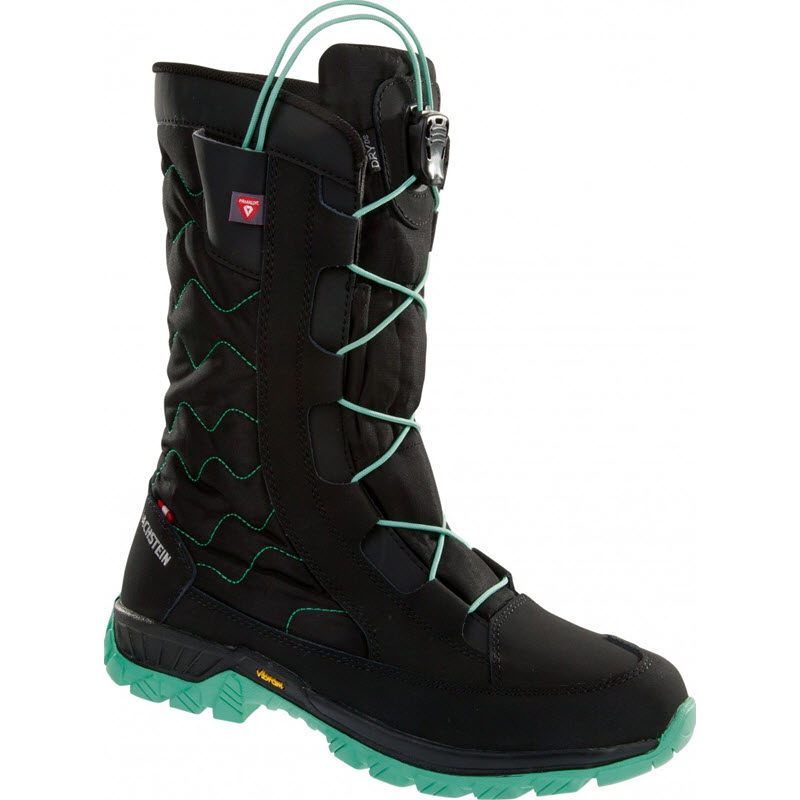 DACHSTEIN SCHNEEGESTOBER black/spearmint WOMEN'S BOOTS