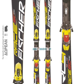 FISCHER RACE SC PRO SKIS + Z12 RAILFLEX
