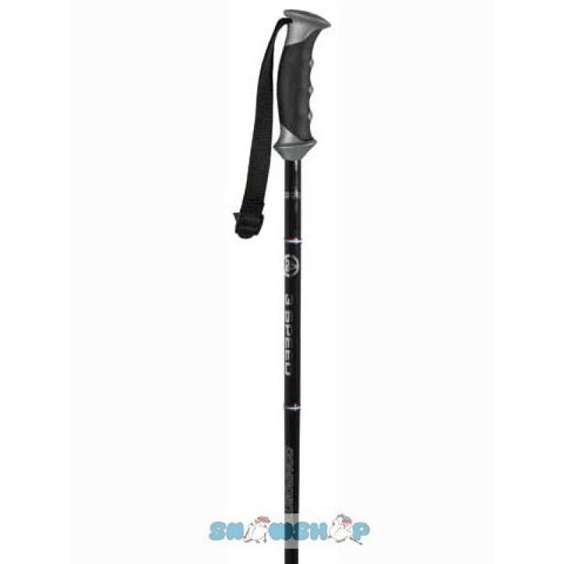 K2 3 SPEED Ski Poles - Black