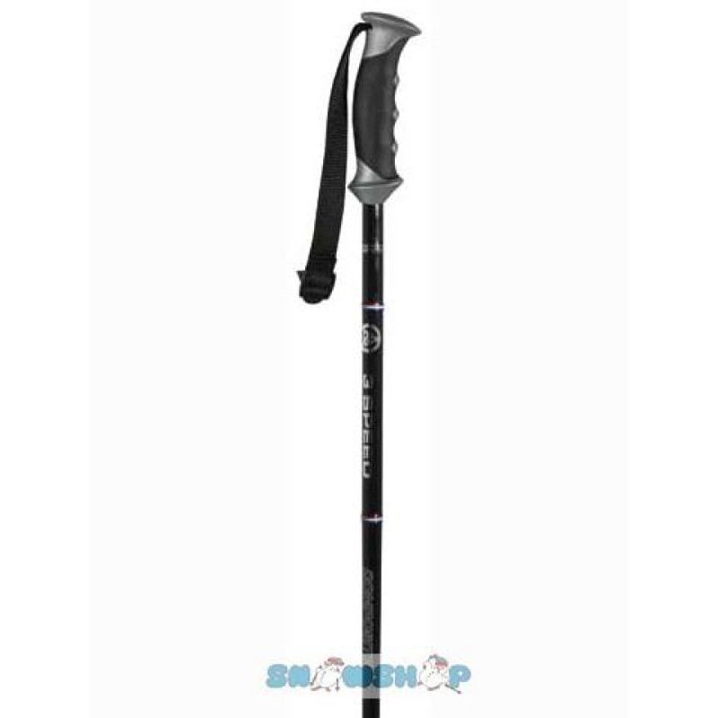 K2 3 SPEED Ski Poles - Black