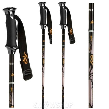 K2 4 KARAT Women's Ski Poles - Black