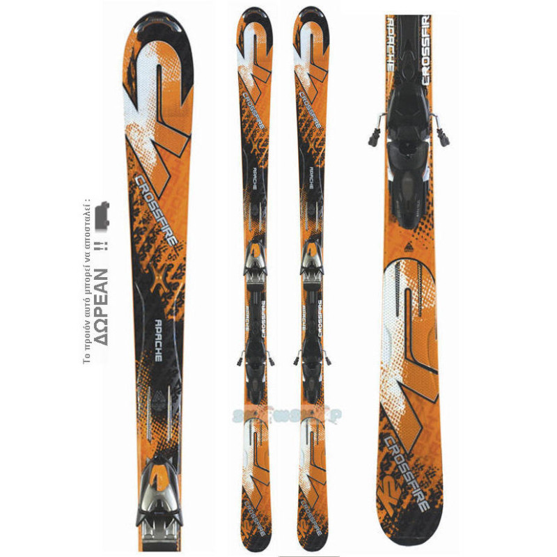 K2 APACHE CROSSFIRE Skis + Δέστρα Marker MX 12.0