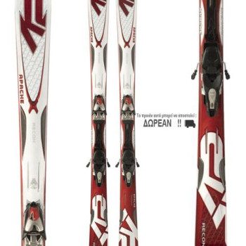 K2 APACHE RECON SKIS 9 + Δέστρα MARKER MX 12.0