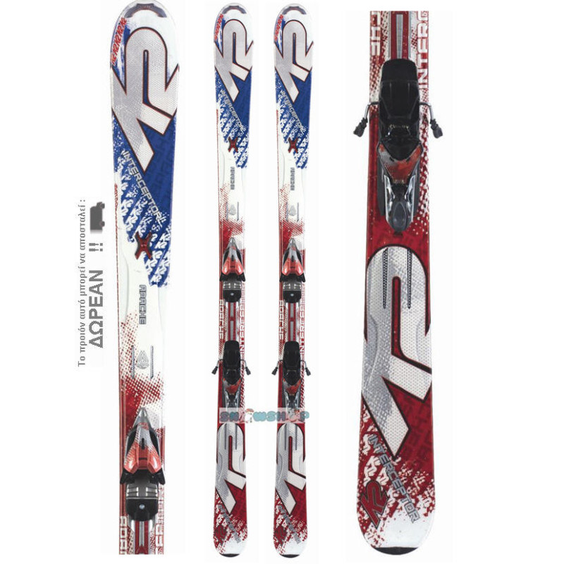 K2 APACHE INTERCEPTOR Skis + Δέστρα Marker M2 11.0 TC