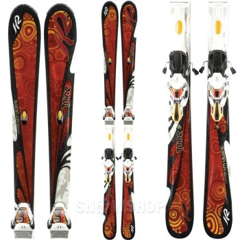 K2 BURNIN LUV Women Ski + MARKER ERS 11.0 TC