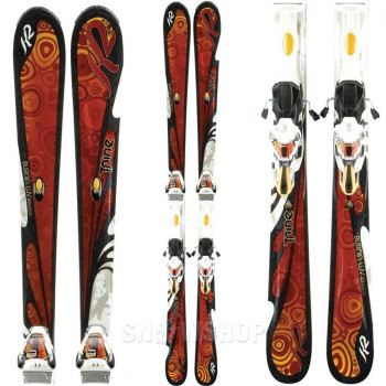 K2 BURNIN LUV Women Ski + MARKER ERS 11.0 TC