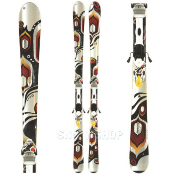 K2 BURNIN LUV Women Ski + Marker ERS 11.0