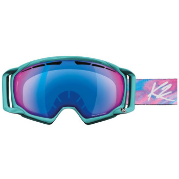 K2 CAPTURA - AQUA SWIRL/Blue Infrared MIRROR Women's Goggles