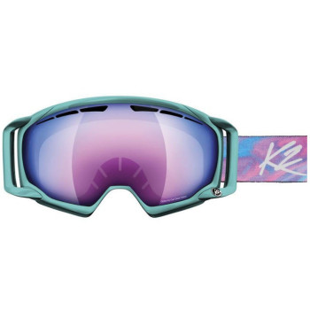 K2 CAPTURA - AQUA SWIRL/Purple Twilight MIRROR Women's Goggles