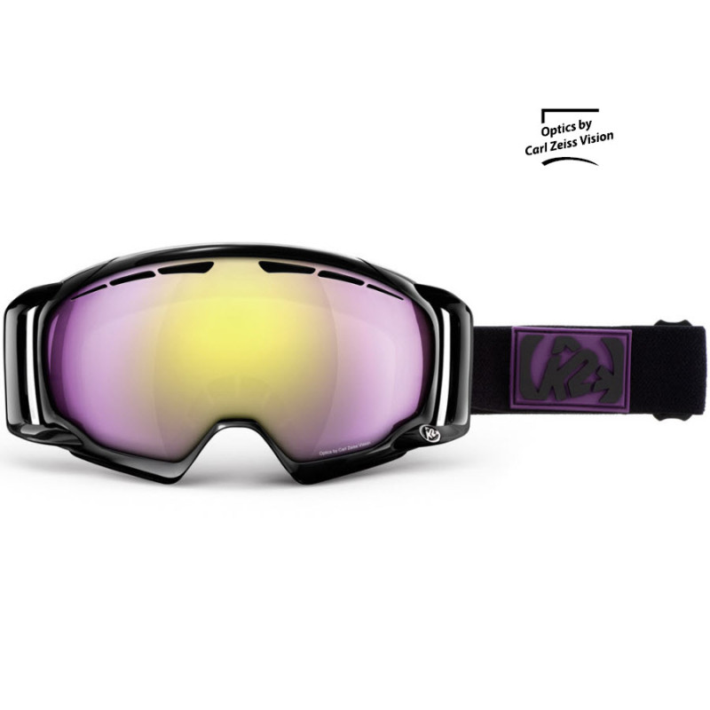 K2 CAPTURA - Gl.Black/Pink Pink OCTIC MIRROR Women's Goggles