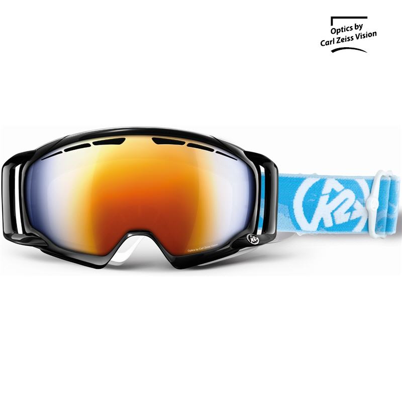 K2 CAPTURA Gloss Black/Burnt Orange OCTIC MIRROR Women's Goggles