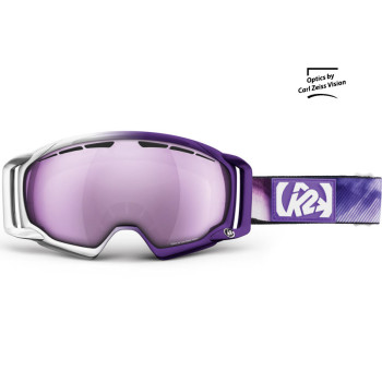 K2 CAPTURA PRO Purple Fade/Pink Silver TRIPIC MIRROR Women's Goggles