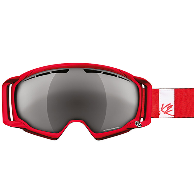 K2 CAPTURA PRO - Rusty Red/Silver Smoke MIRROR Women's Goggles