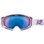 K2 CAPTURA PRO - White Pearl/Blue Infrared MIRROR Women's Goggles