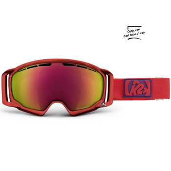 K2 CAPTURA - Warm Red/Gray Red OCTIC MIRROR Women's Goggles