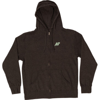 K2 CLASSIC LOGO FZ Men's Hoodie Charcoal Heather