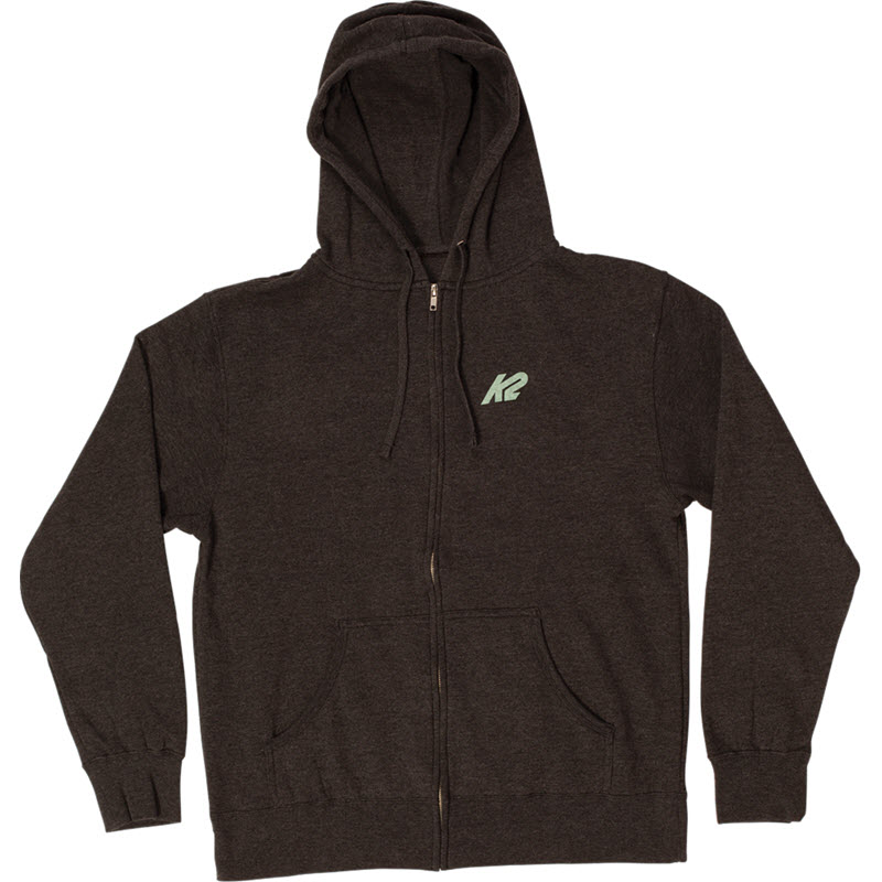 K2 CLASSIC LOGO FZ Men's Hoodie Charcoal Heather