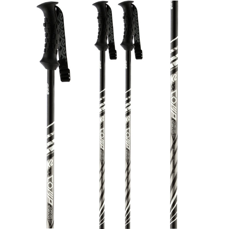 K2 COMP Ski Poles - Black