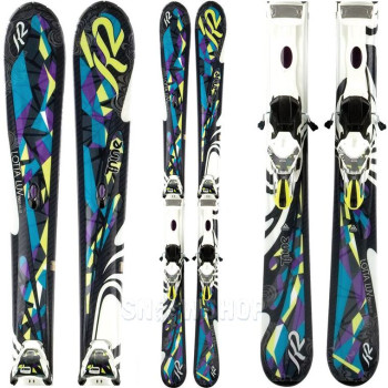 K2 LOTTA LUV Women Ski + MARKER ERS 11.0 TC