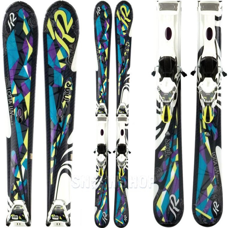 K2 LOTTA LUV Women Ski + MARKER ERS 11.0 TC