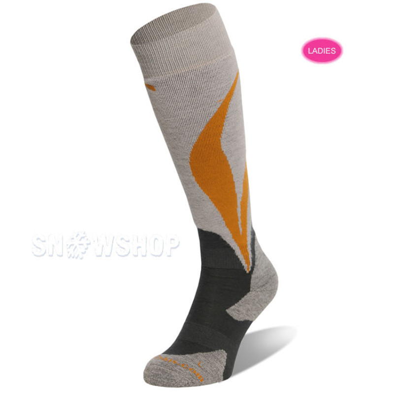 K2 LOTTA LUV SKI SOCKS Grey/Orange