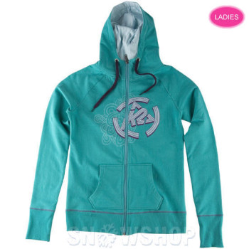K2 P.B. ZIP HOODY Aqua Women's Hoodie