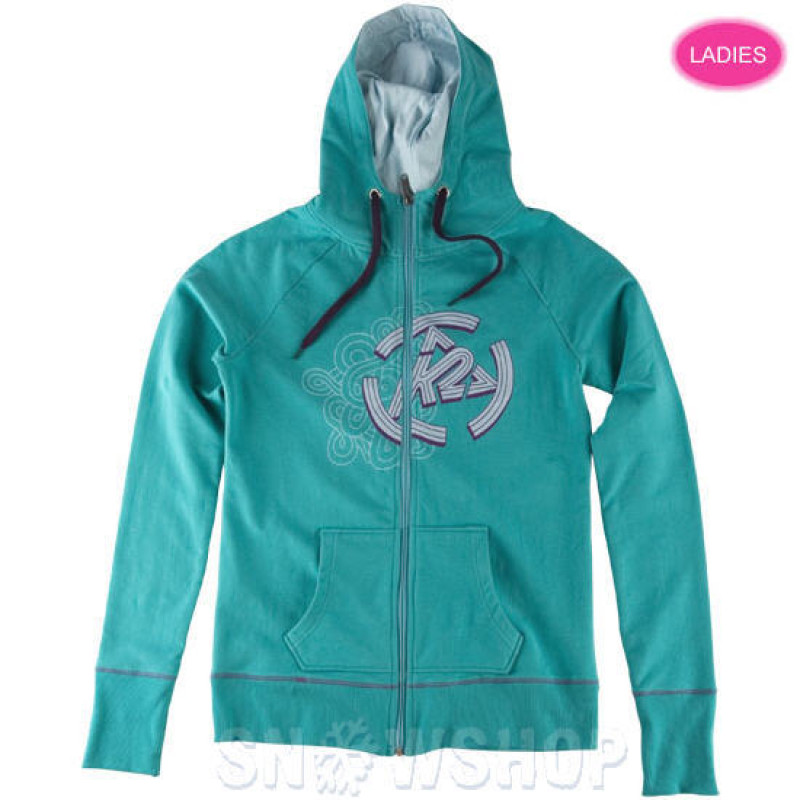 K2 P.B. ZIP HOODY Aqua Women's Hoodie
