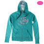 K2 P.B. ZIP HOODY Aqua Women's Hoodie