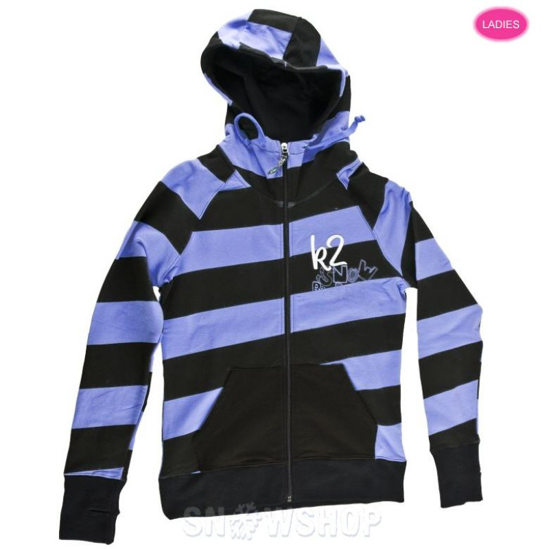 K2 PARTY Black WOMEN'S ZIP HOODY