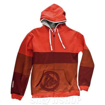K2 RED STRIPED FULLZIP MEN'S HOODY