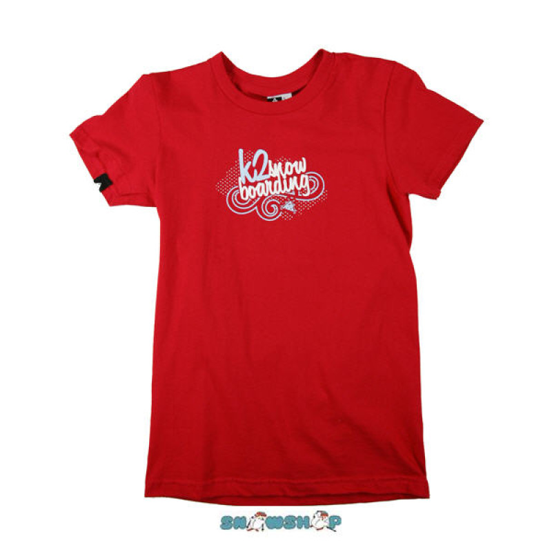 K2 SNOW POLKA PRINT S/S Red - Κοντομάνικο