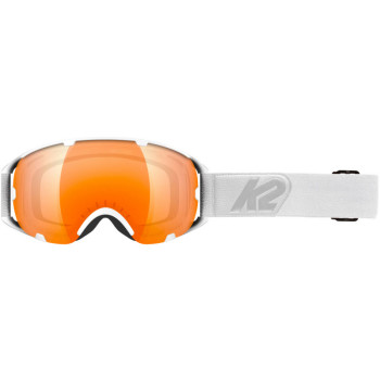 K2 SOURCE SLICED WHITE Aurora+Amber Flash Goggles