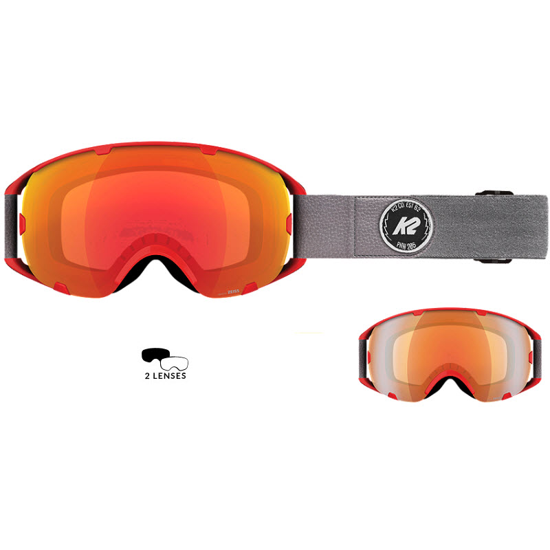 K2 SOURCE Z ZEISS RED STORM Lava+Sonar Goggles