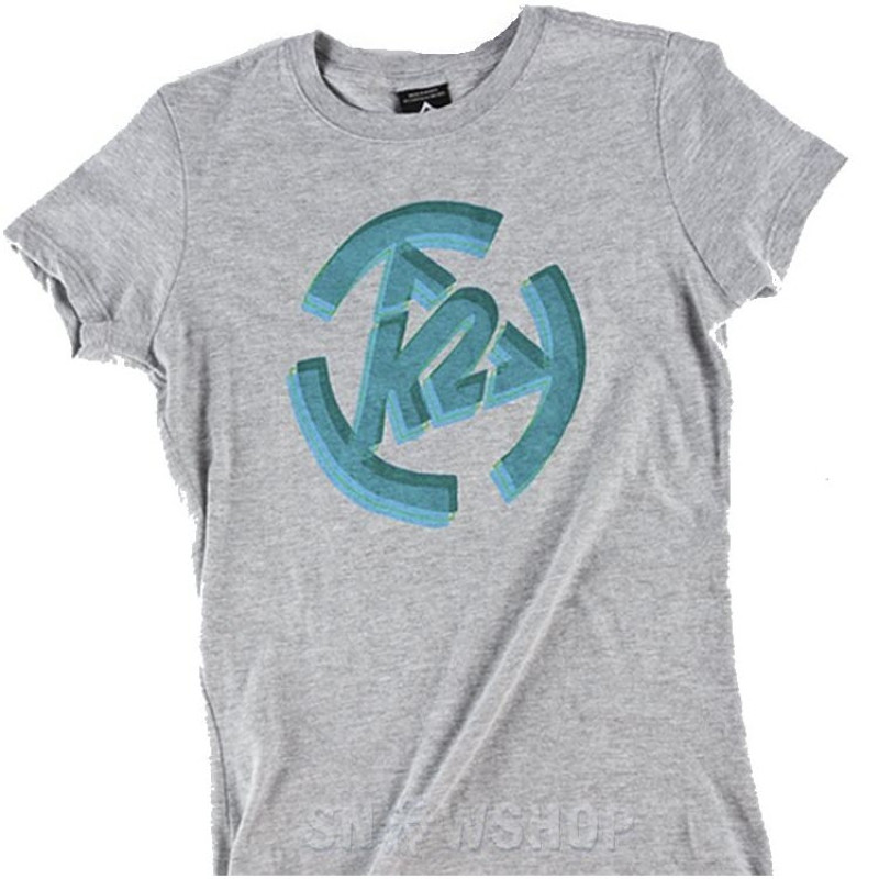 K2 STENCIL Grey Women's T-SHIRT