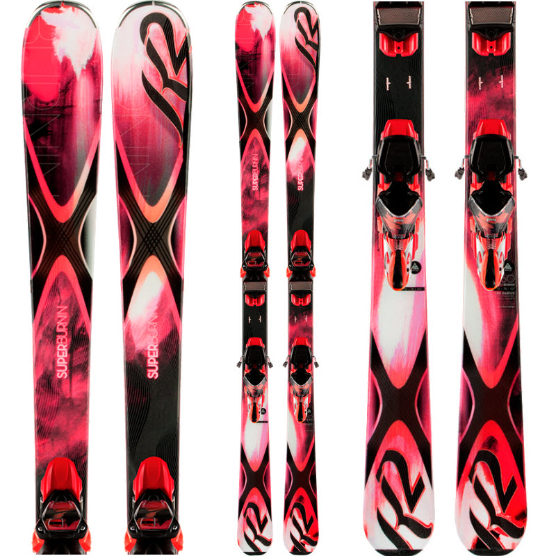 K2 SUPERBURNIN 74 Women Ski + MARKER ERC 11.0 TC